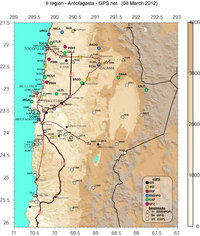 North Chile - Antofagasta - sGPS network